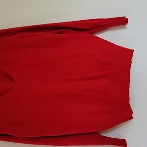 Womens Red sweater top